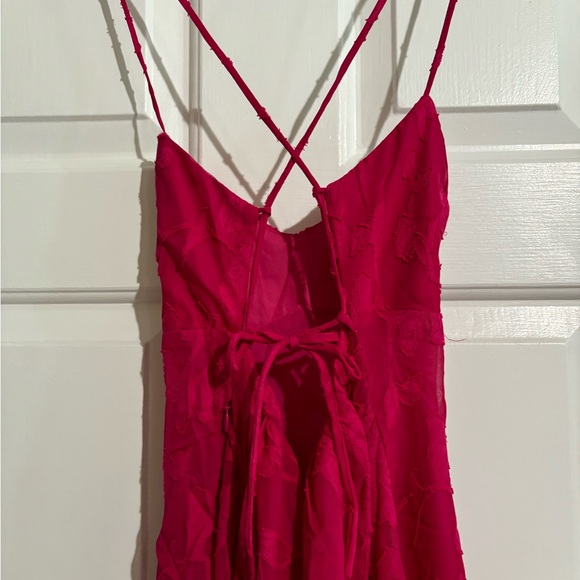 NWT Runaway the Label: Florenza Maxi Dress - Fuchsia - Small AND Medium - Picture 4 of 13